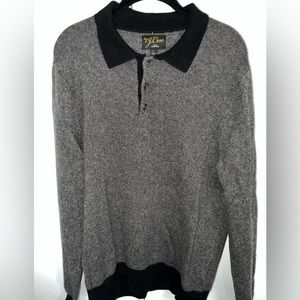 J. Crew Cashmere Sweater Polo - Large